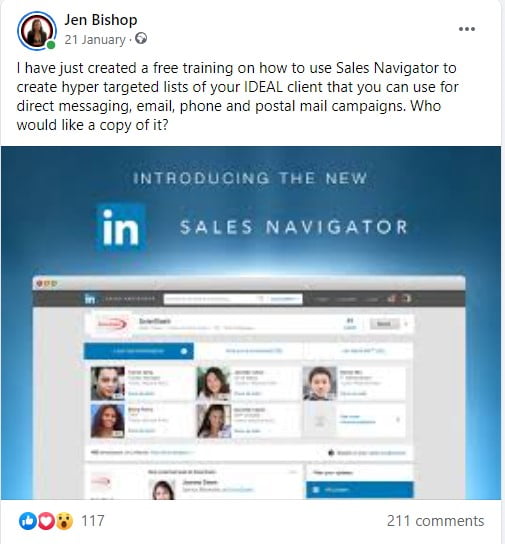 The One Free Facebook Post That Gained Me 43 Leads, 6 Calls and 1 High Ticket Client 