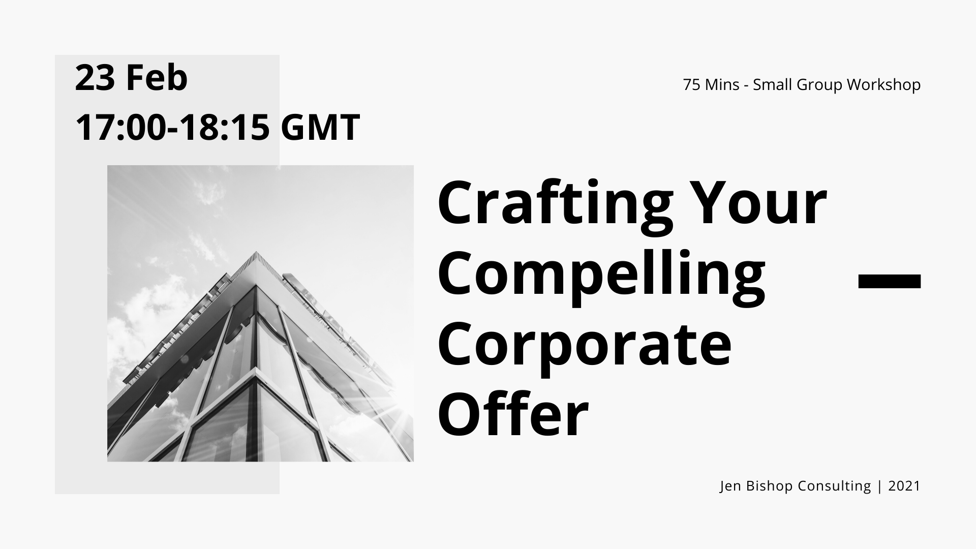 Craft Your Compelling Corporate Offer 
